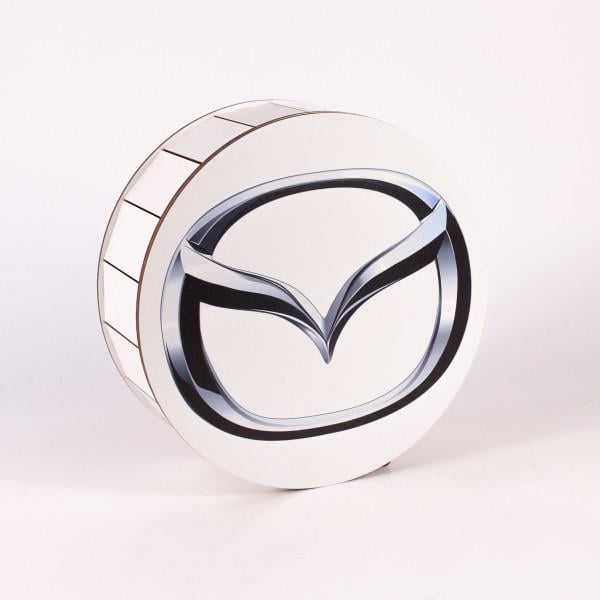 Коробка подарункова кругла "Mazda" (4231)