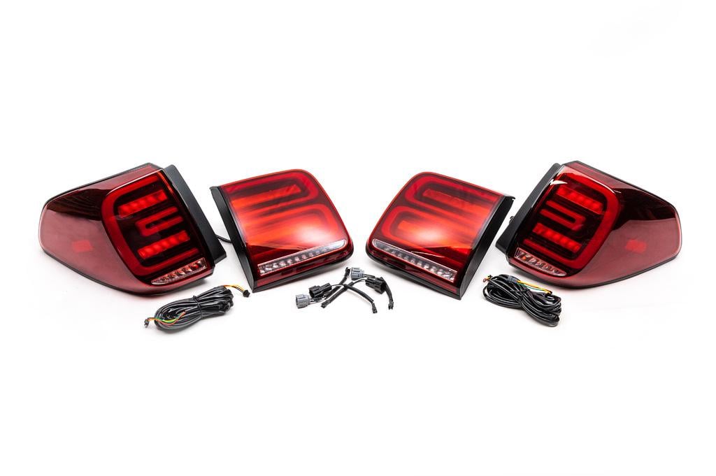 Задні LED ліхтарі 1234 Upgrade для Nissan Armada 2016-2024 рр. полікарбонат Червоний - фото 3 Задні LED ліхтарі 1234 Upgrade для Nissan Armada 2016-2024 рр. полікарбонат Червоний - фото 3