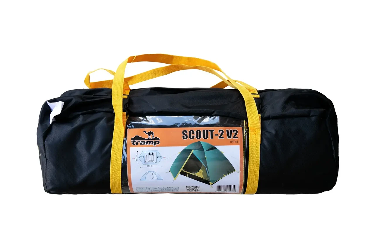 Намет 2-місний Tramp Scout 2 v2 TRT-055 з тамбуром - фото 8 Намет 2-місний Tramp Scout 2 v2 TRT-055 з тамбуром - фото 8