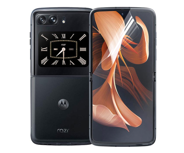 Пленка противоударная гидрогелевая Hydrogel Film для Motorola Razr 2022 Transparent