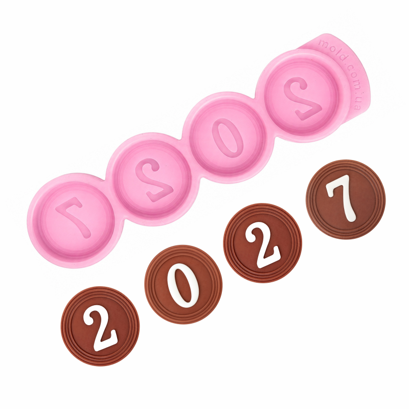 Молд силиконовый Конфеты круглые 2027 (12980)