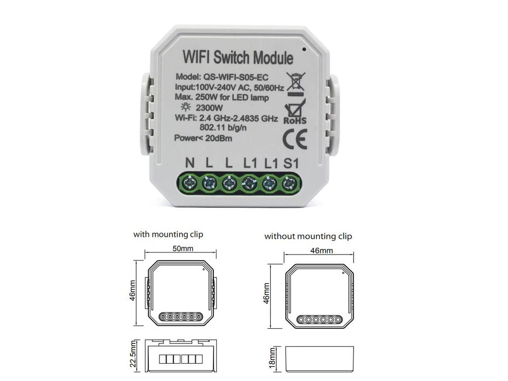 Выключатель для умного дома Tervix Pro Line WiFi Switch (1008-520-00) - фото 4