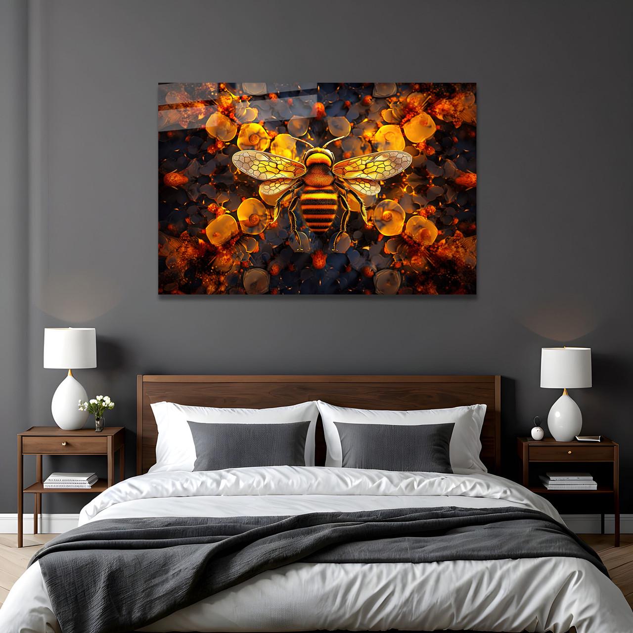 Картина на стекле NovellaPrint Пчелиная магия 75х50 см (509.2)