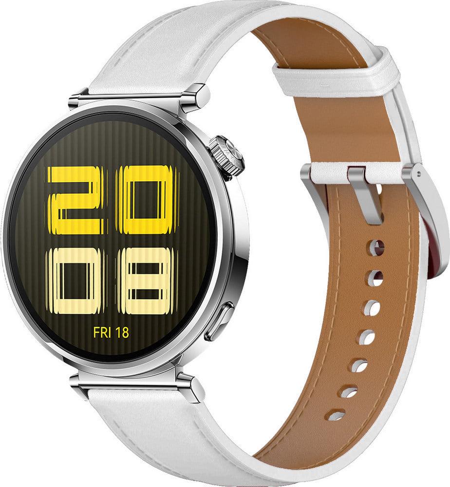 Ремешок кожаный Seemus для Huawei Watch GT 5/GT 5 Pro 41 мм White (38683-29) Ремешок кожаный Seemus для Huawei Watch GT 5/GT 5 Pro 41 мм White (38683-29)