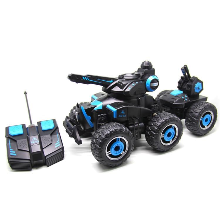 Радиоуправляемая игрушка YED Military Car 6 Wheels военная машина распыления воды Черно-Синий (SUN1374)