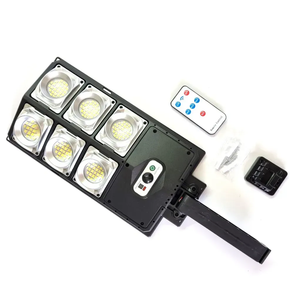 Ліхтар вуличний на стовбі із сонячною панеллю та пультом 180 LED W789A-3 (234569832) - фото 11 Ліхтар вуличний на стовбі із сонячною панеллю та пультом 180 LED W789A-3 (234569832) - фото 11