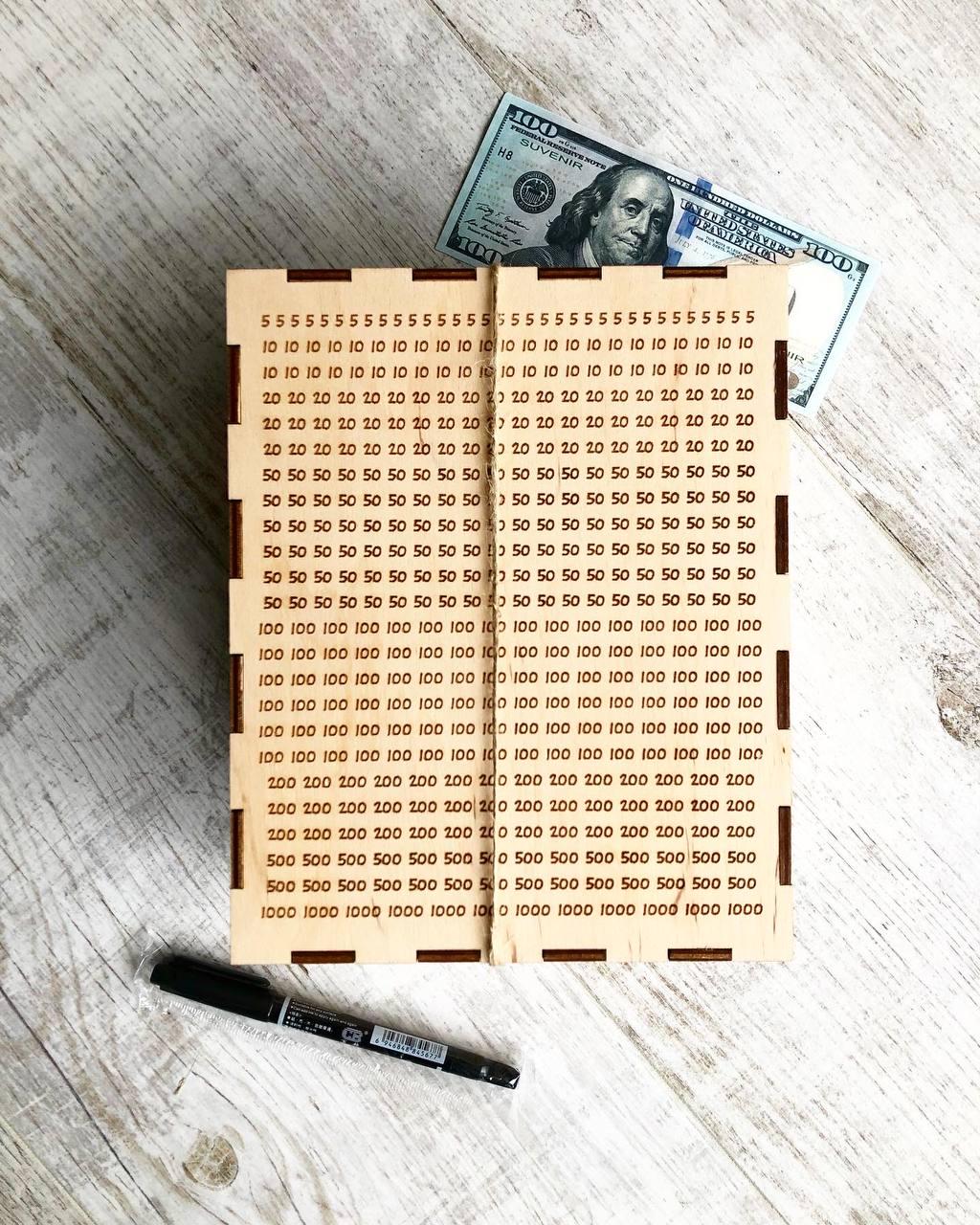 Копилка для денег по числам "For a dream" - фото 2 Копилка для денег по числам "For a dream" - фото 2