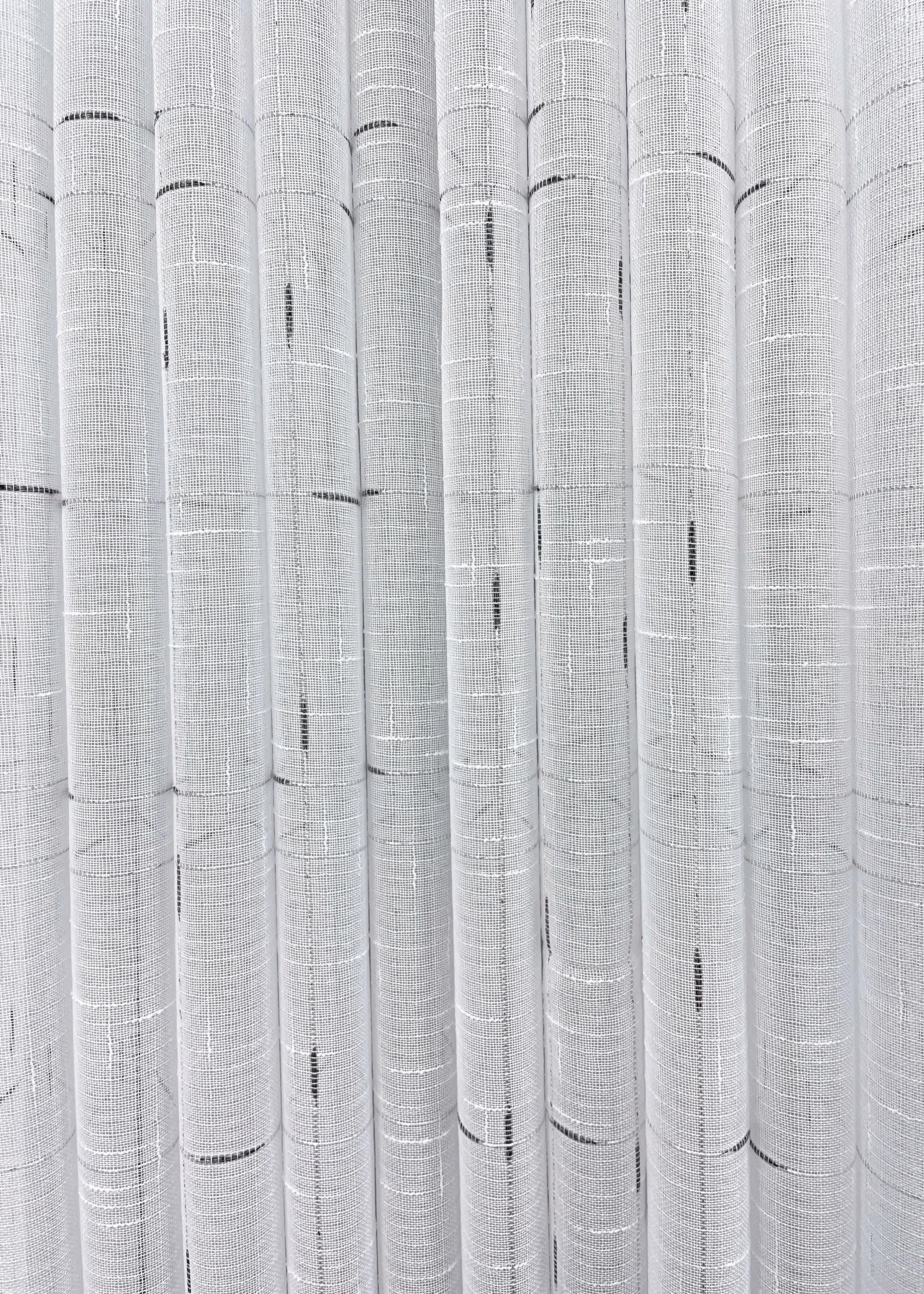 Тюль VR-Textil 1209т Івонна льон 300х250 см Білий/Венге (43-051) - фото 7