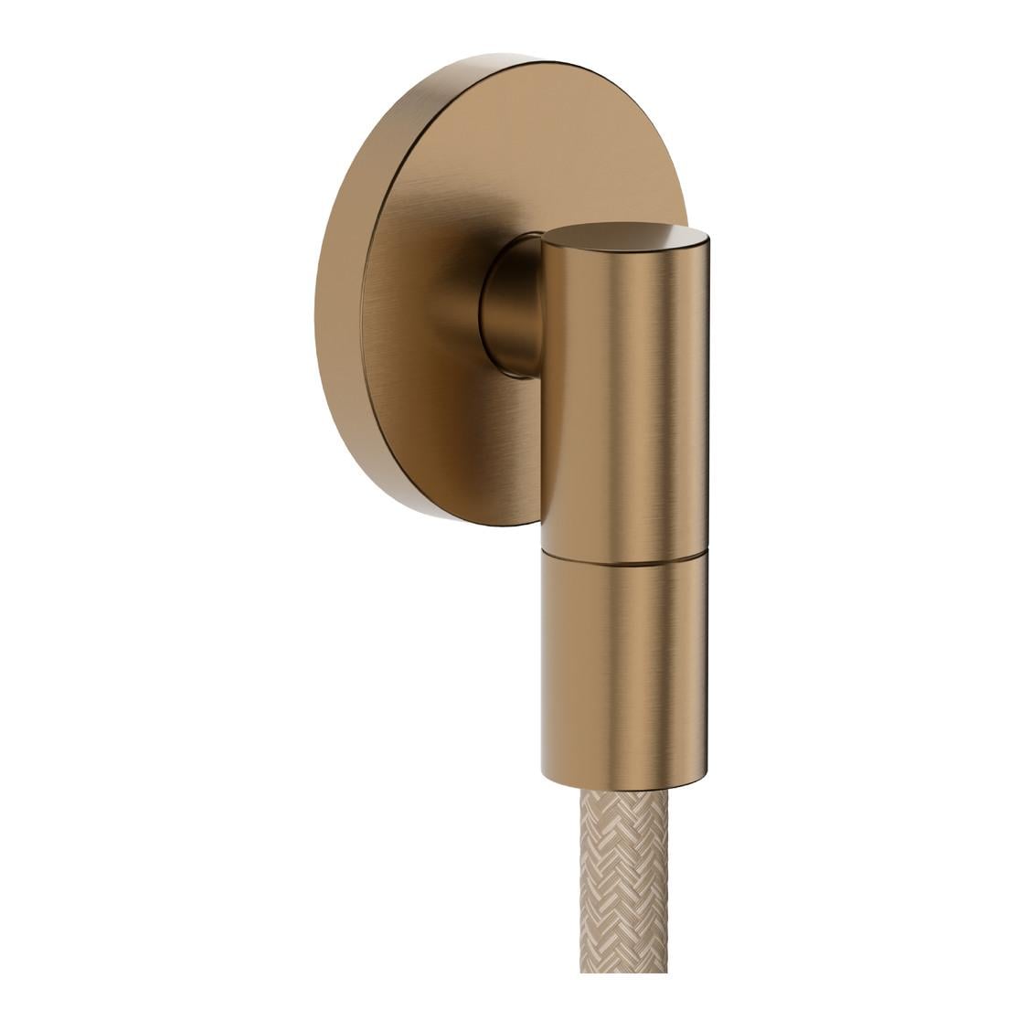 Шланговое подключение Hansgrohe FixFit Fine S с защитой от обратного потока Бронзовый брошенный (28882140)