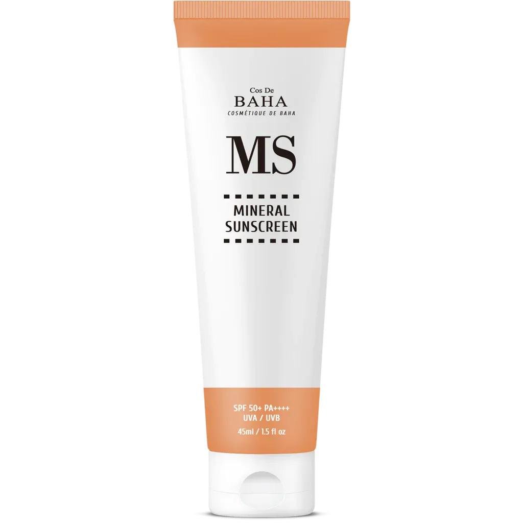 Крем солнцезащитный SPF 50 COS DE BAHA Mineral Sunscreen SPF 50+ PA++++ 45 мл