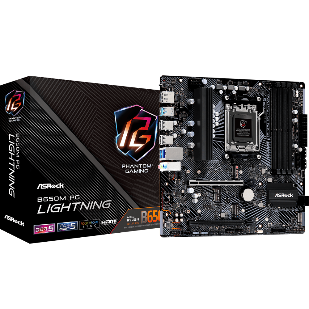 Материнская плата ASRock B650M PG LIGHTNING (13103575) - фото 4