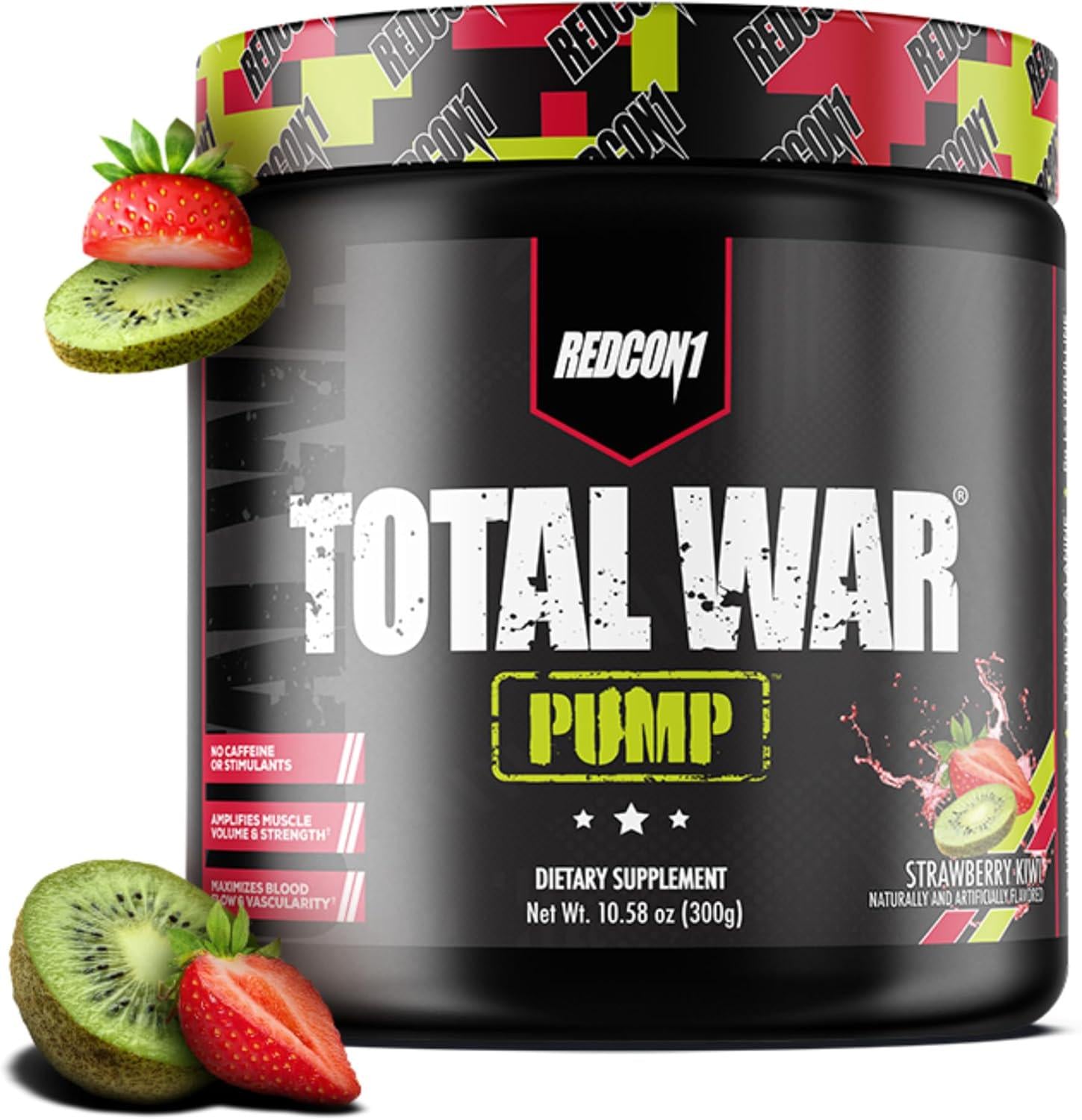 Предтренировочный комплекс Redcon1 Total War Pump Strawberry Kiwi 300 г