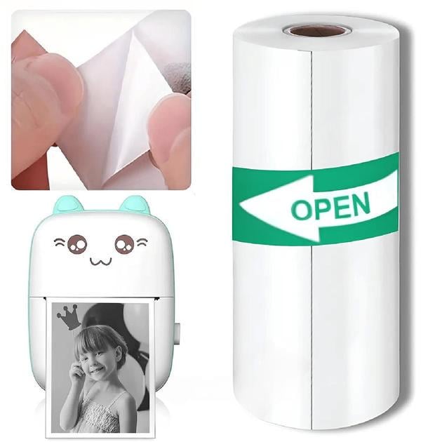 Бумага самоклеящаяся для мини термопринтера 57х25 мм 1 шт. (ПО0003) - фото 4