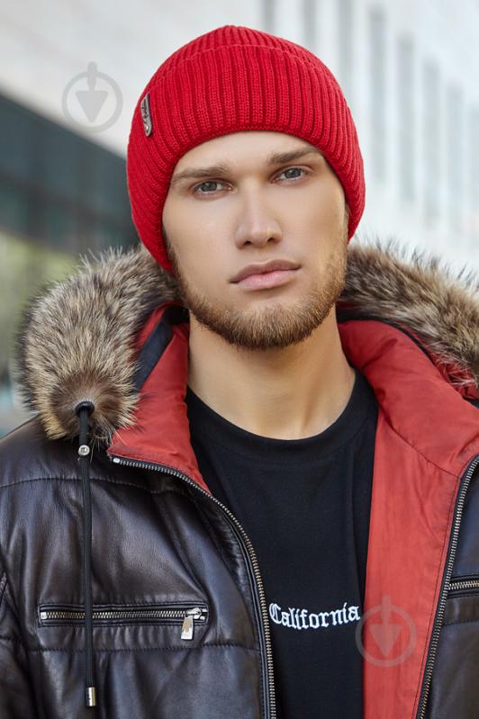 Мужская шапка «Итан» Braxton красный 56-59