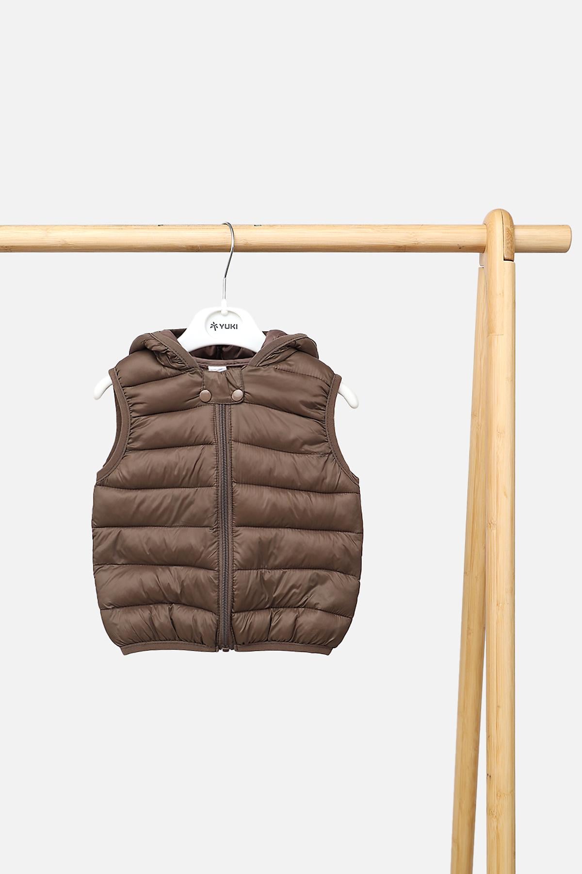 Жилет для мальчика утепленный ЦБ-00289114 110 см Коричневый