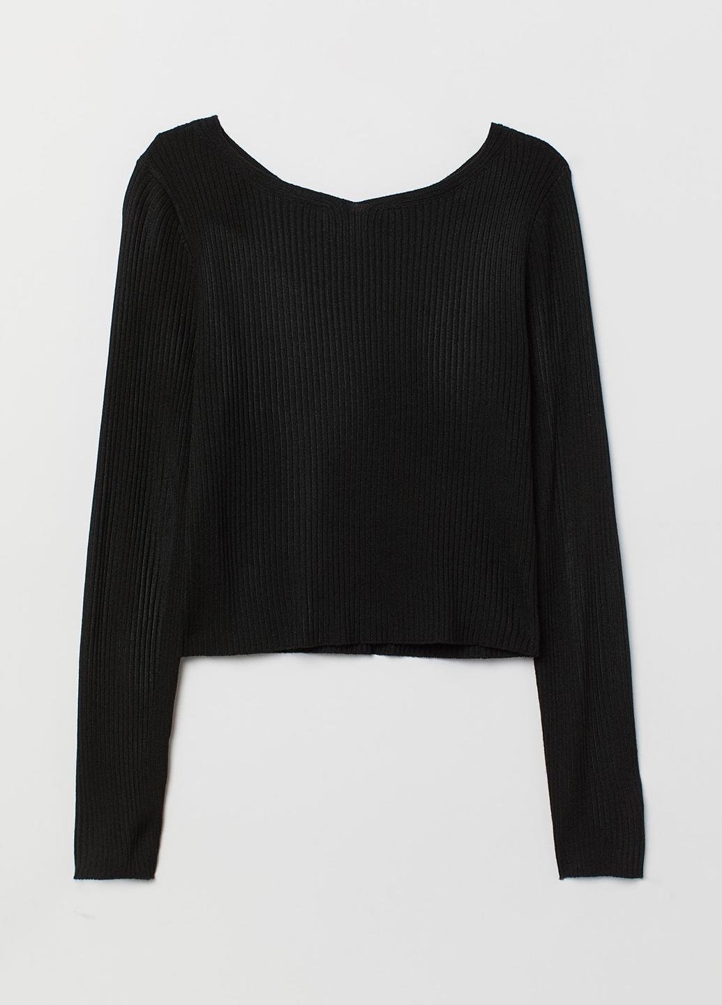 Джемпер H&M S Черный (700326b50)