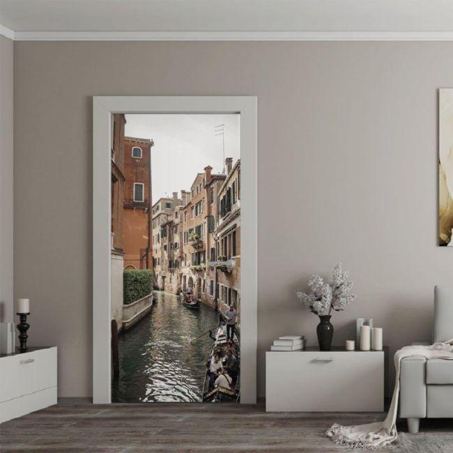 Наклейка интерьерная на двери Sticker Wall SW-00000914 Венеция 104х210 см