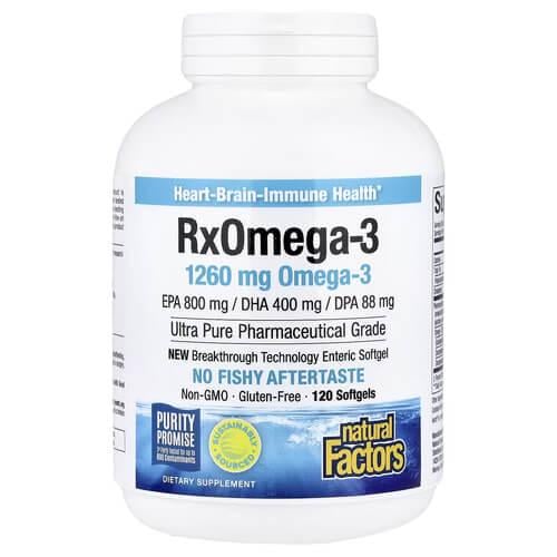 Омега-3 Natural Factors Rx Omega-3 120 Softgels (NFS-03549)