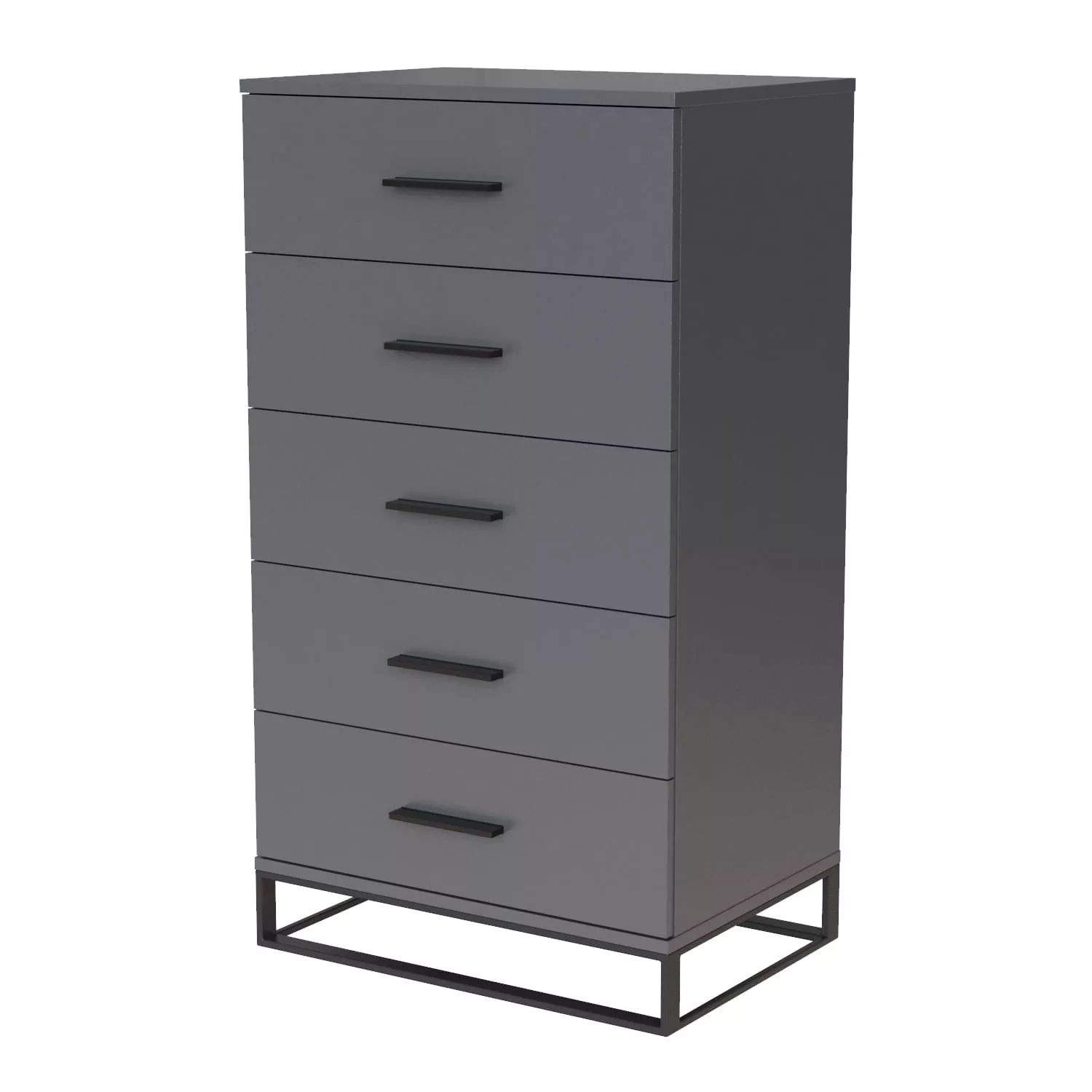 Комод Art in Нead Ascet 600 ламинированная ДСП Графит/Черный (AS05070000030)