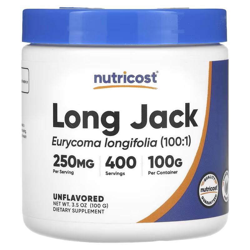 Эврикома длиннолистная Nutricost Long Jack Unflavored 100 г