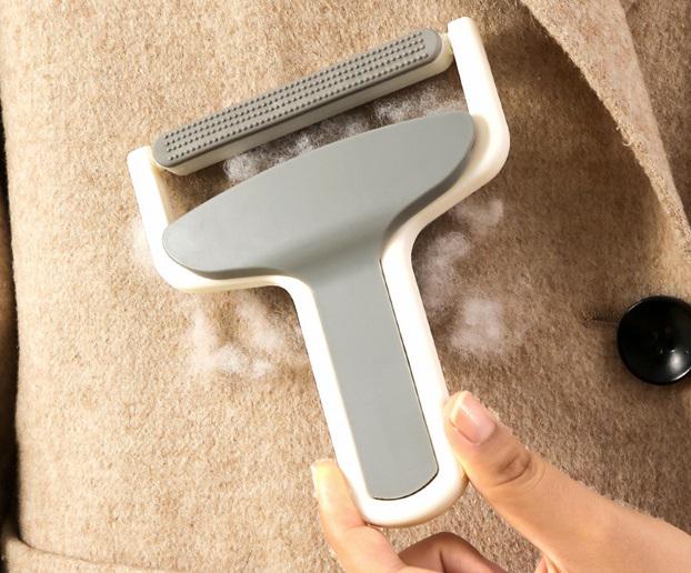 Скребок для видалення вовни на одязі 18652 12х15 см Сірий (5011887) - фото 8