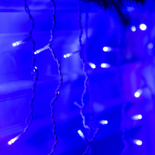 Гірлянда вулична Бахрома морозостійка від мережі 120 LED 6 м Синій (21626745) Гірлянда вулична Бахрома морозостійка від мережі 120 LED 6 м Синій (21626745)