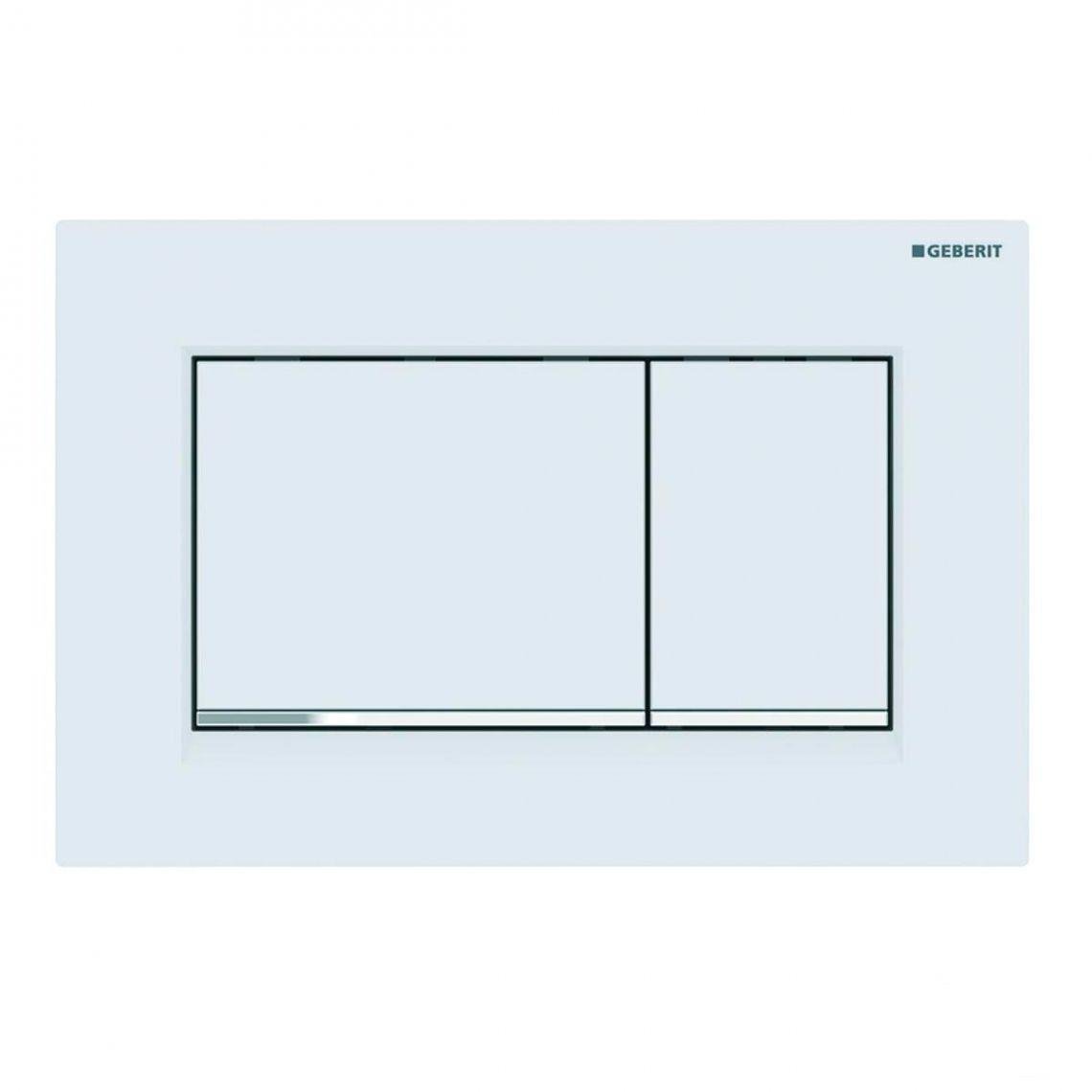 Кнопка змиву Geberit Sigma30 Білий/Хром глянець (115.883.JT.1)