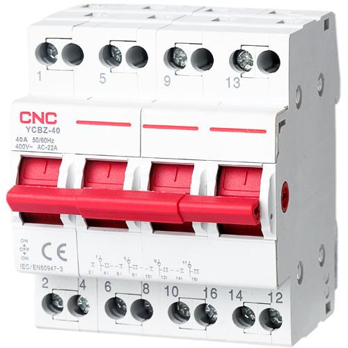 Переключатель нагрузки модульный CNC YCBZ-40 4P 40A 1-0-2 240/415V (Б00042227)