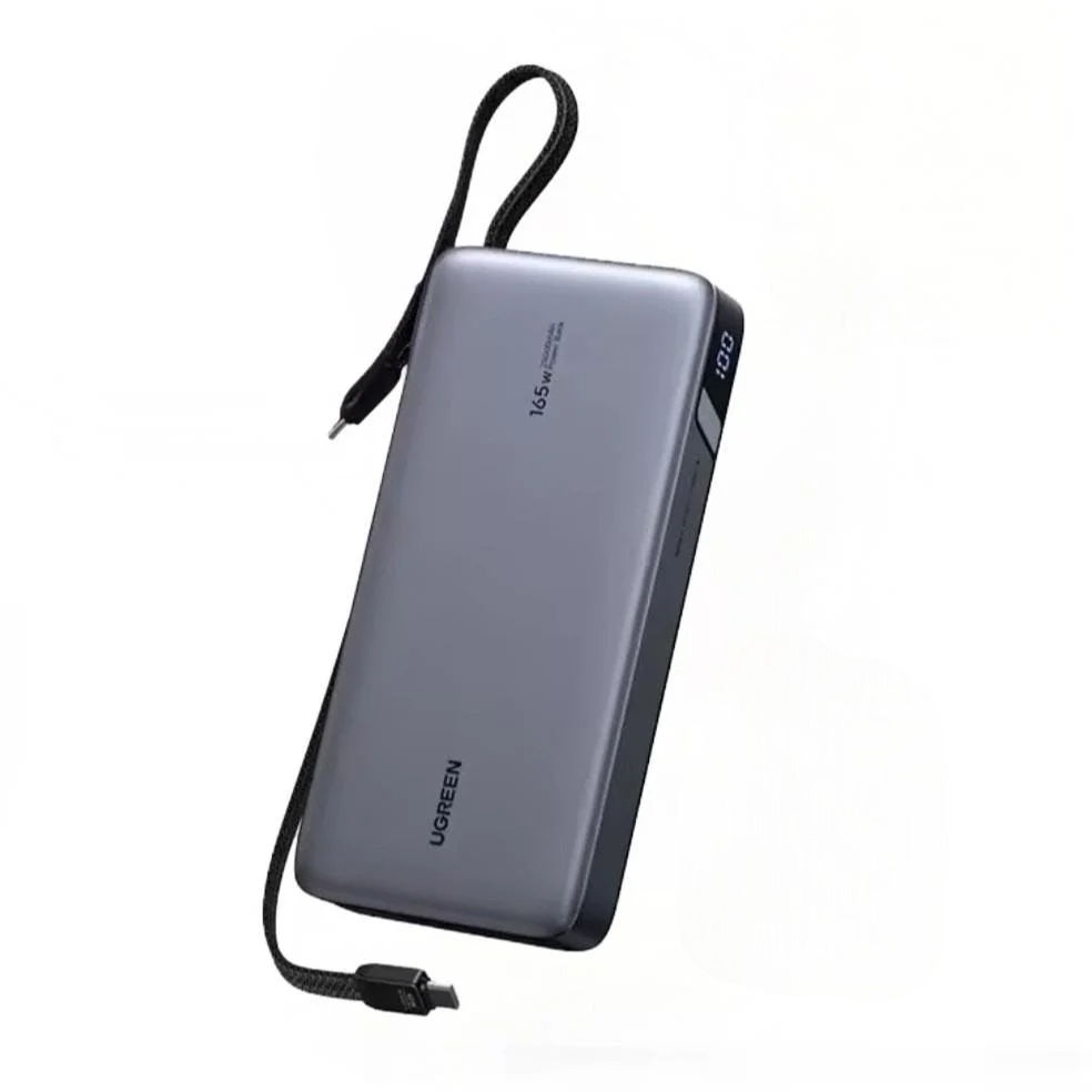 Повербанк 165W UGREEN 25000mAh PB552 Power Bank with 2 built-in Cables (PB552) Повербанк 165W UGREEN 25000mAh PB552 Power Bank with 2 built-in Cables (PB552)