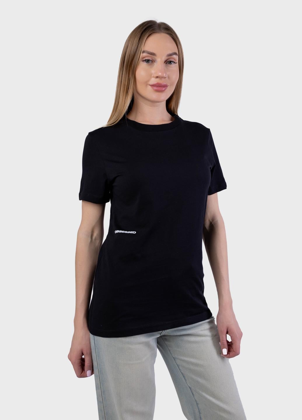 Футболка женская Fashion Obsessed 103746 с принтом XXL Черный