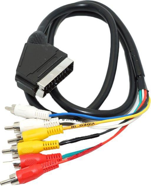 Кабель SCART папа-6RCA папа 1,5 м (3210320)