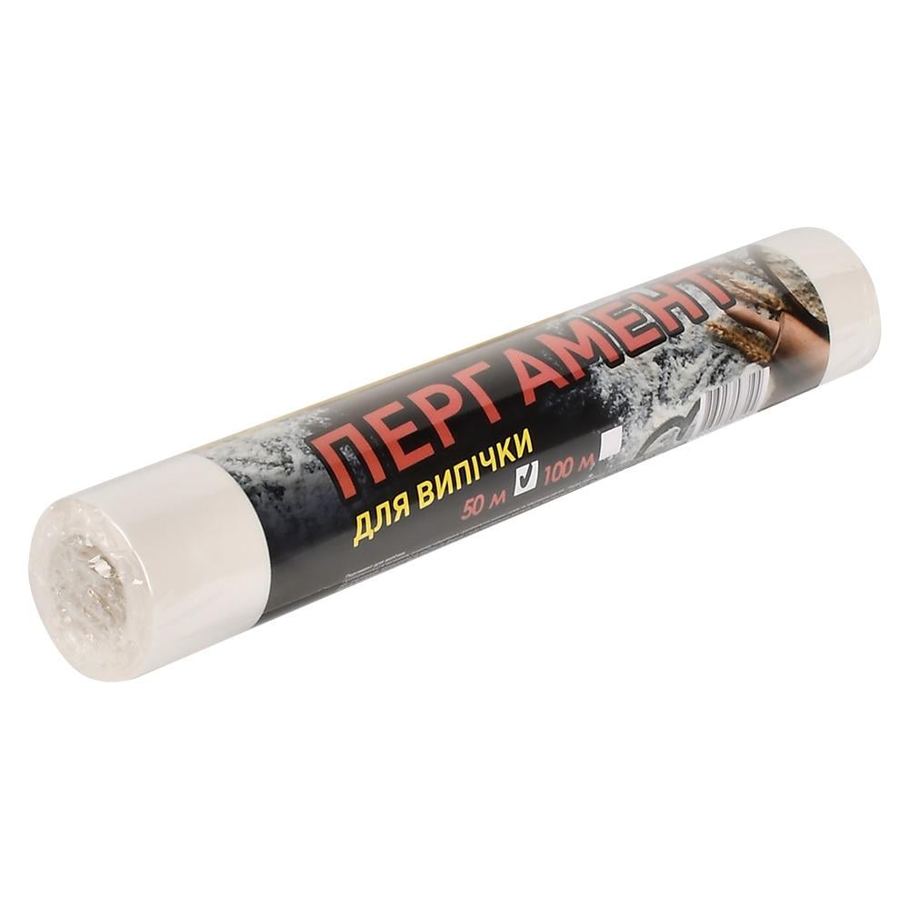 Пергамент для выпечки силиконизированный без втулки KS-1045 25 м на 28 см