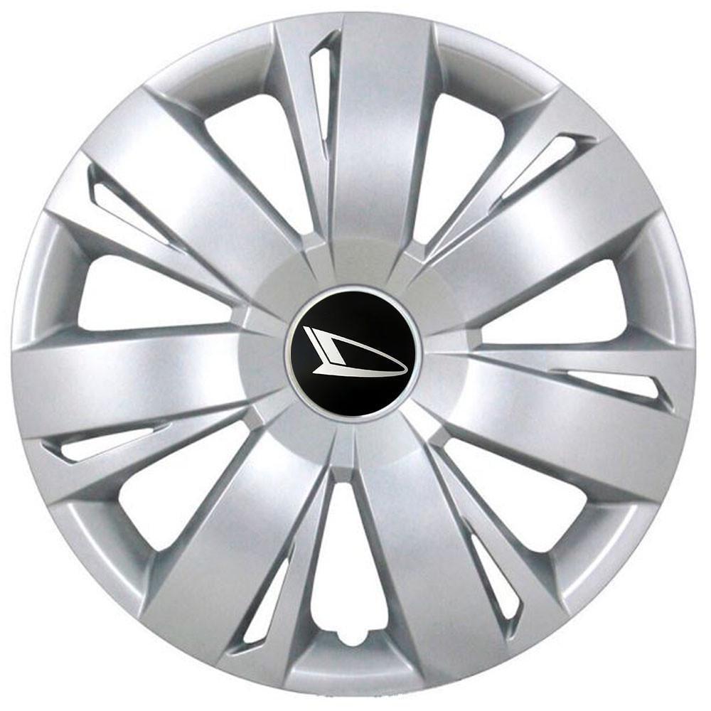 Колпаки SJS с логотипом Daihatsu 411 R16 4 шт. Серебряный (31006681)