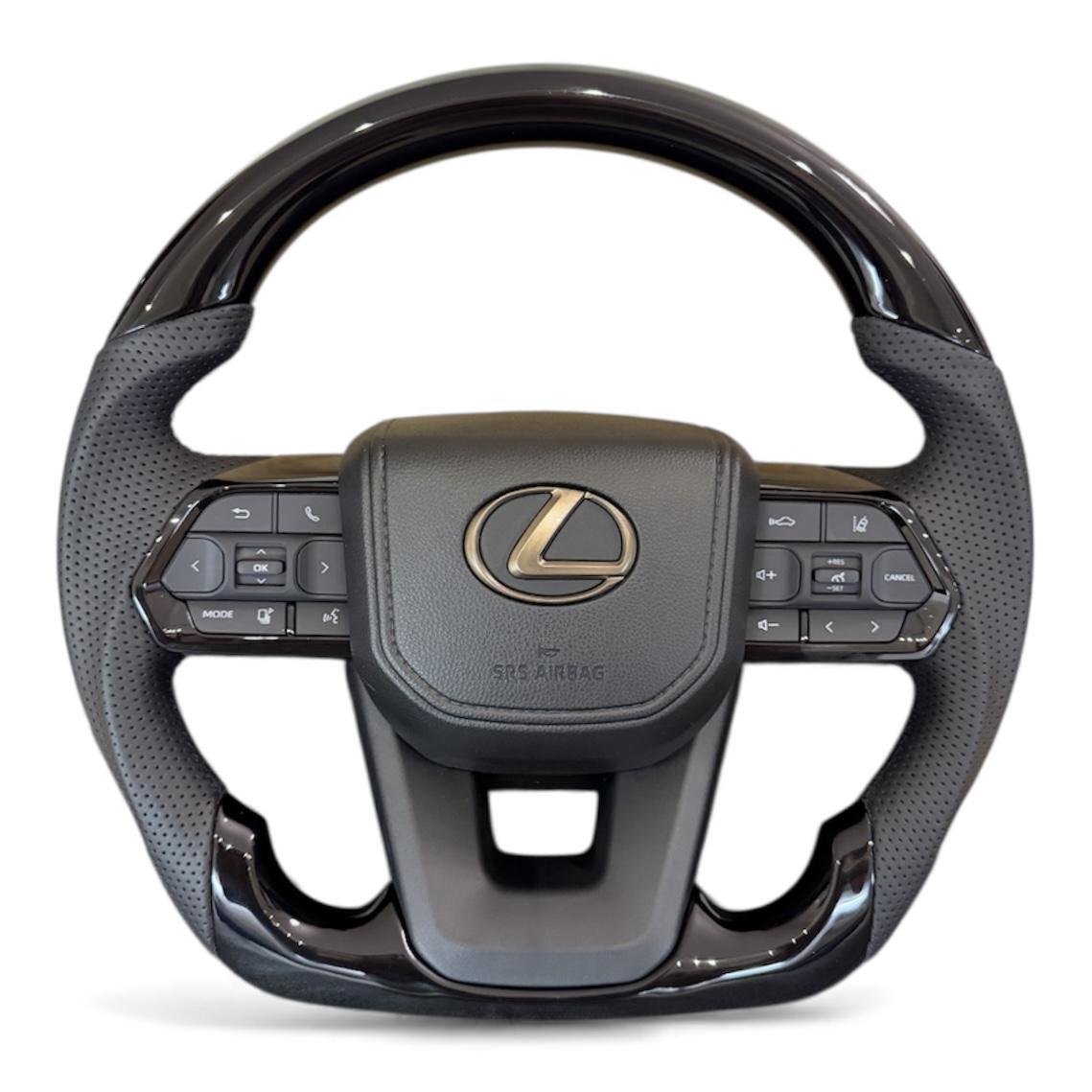 Руль анатомический для Lexus LX570/GX460 рояльный лак Бронзовый (30664787)