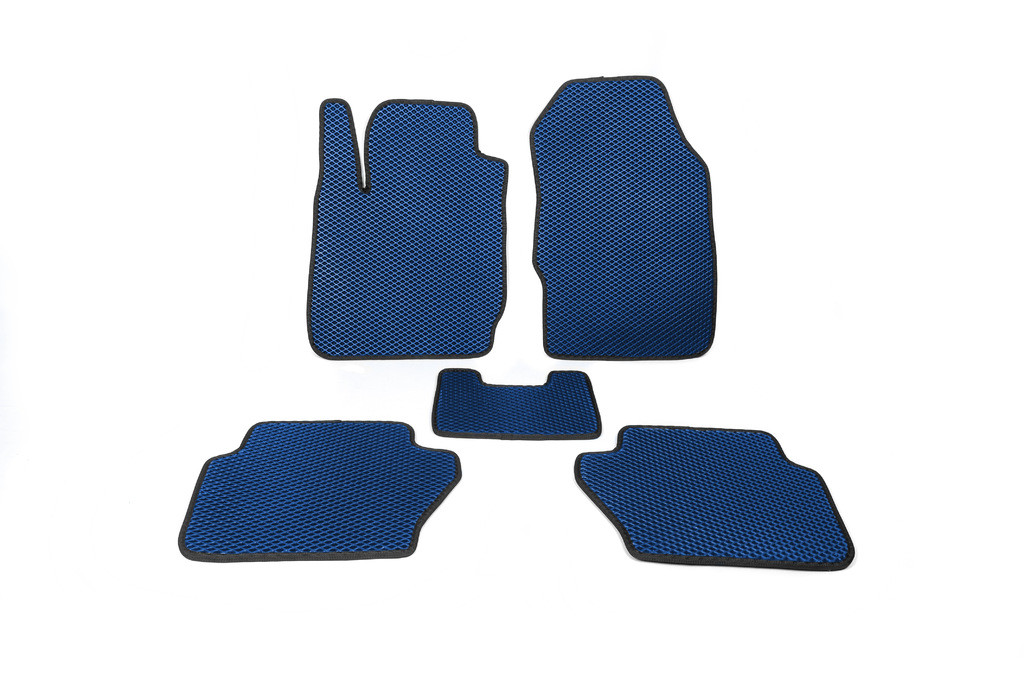 Автоковрики Digital Designs Ford Fiesta VII 2008- 5 шт. Синий (1862651185)