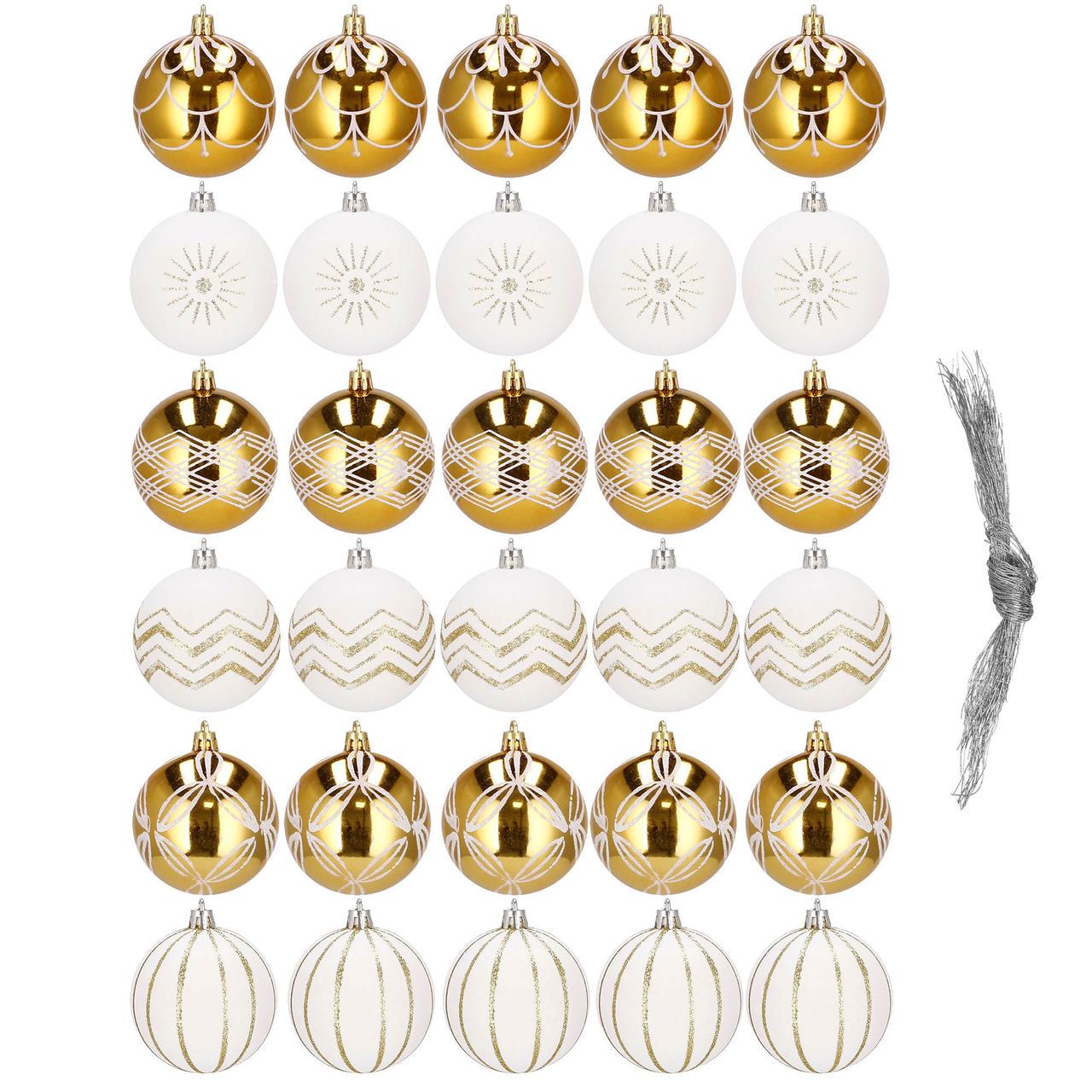 Набір ялинкових куль Springos D 5 см 30 шт. (CA0153)