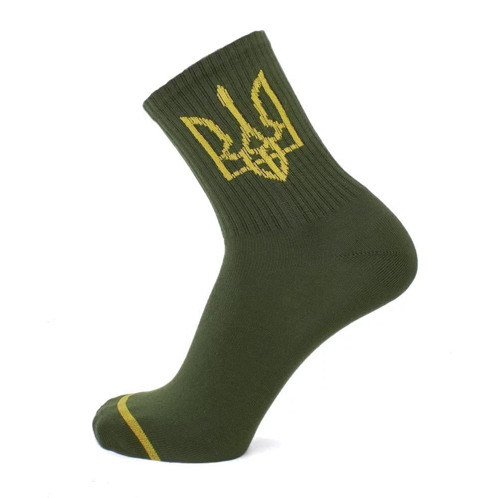 Носки универсальные демисезонные Super Socks 001.089 Герб р. 42-44 Хаки