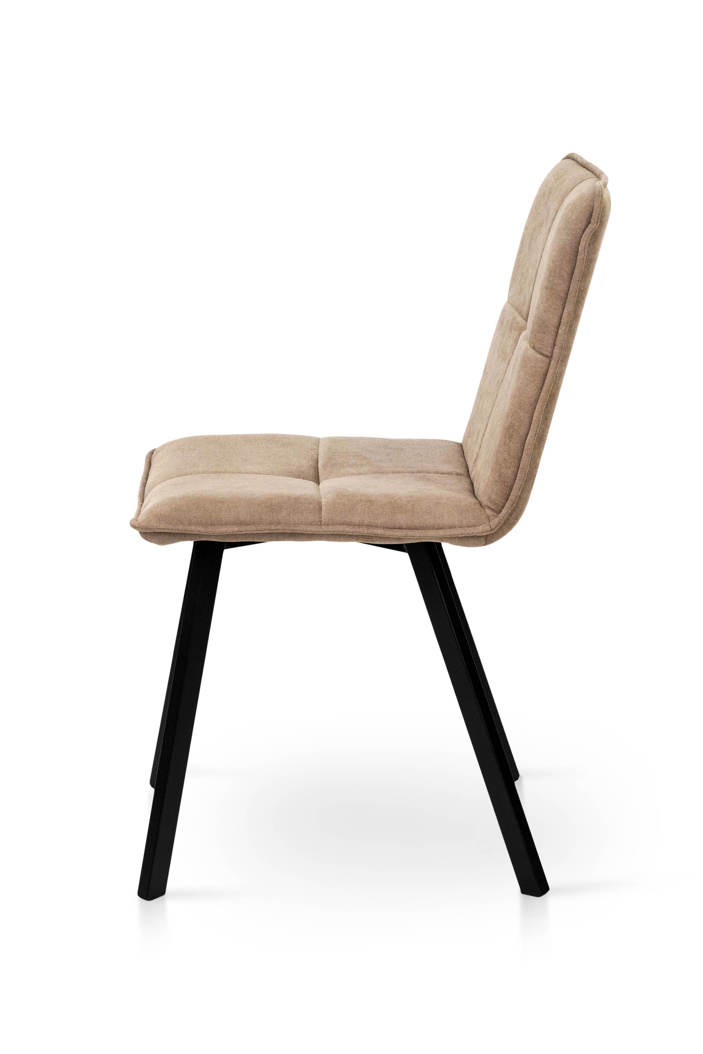 Стілець для кухні та вітальні Фіджи Тетріс 440х830х530 мм Чорний/Коричневий (GAА0056044) - фото 3 Стілець для кухні та вітальні Фіджи Тетріс 440х830х530 мм Чорний/Коричневий (GAА0056044) - фото 3