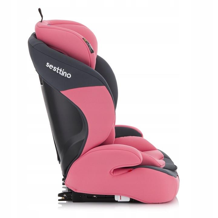 Автокресло детское Sesttino Rocker ISOFIX 9-36 кг 72x42x40 см трансформер Розовый (SRP) - фото 3