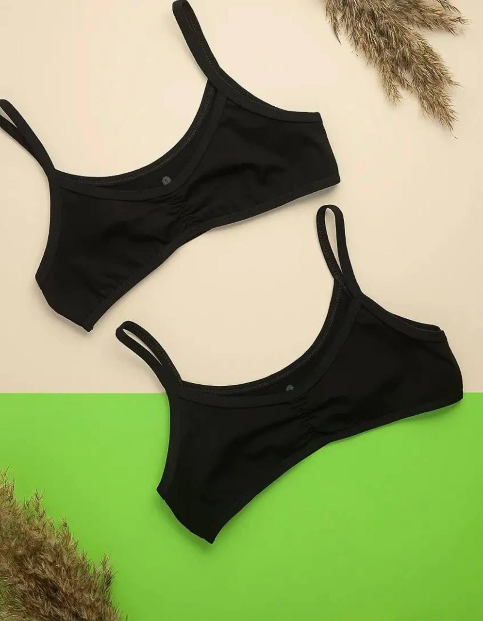 Набір топів для дівчинки BAYKAR р. 7 164-170 см 13-14 років 3 шт. Чорний (4407-02) Набір топів для дівчинки BAYKAR р. 7 164-170 см 13-14 років 3 шт. Чорний (4407-02)