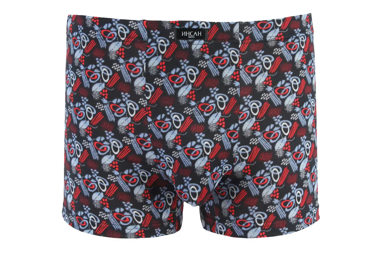 Мужские боксеры стрейчевые Бамбук Indena Insung XL р. 46 2 шт. Красный (INS-18636)