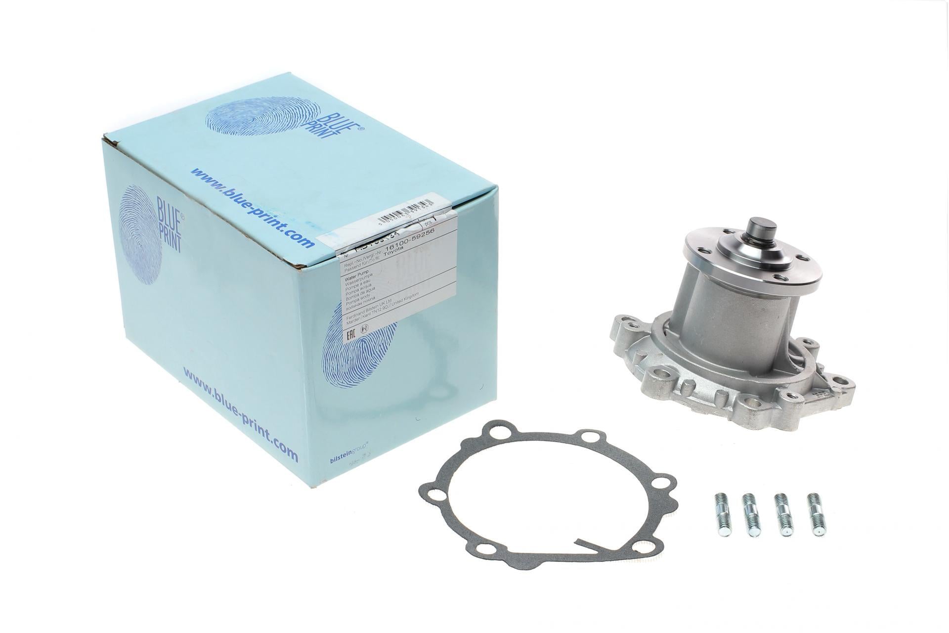 Насос воды BLUE PRINT Toyota Land Cruiser 2.4TD 90-93/Land Cruiser Prado 3.0D 02-R/B 8 лопа ADT39134 (25588374)