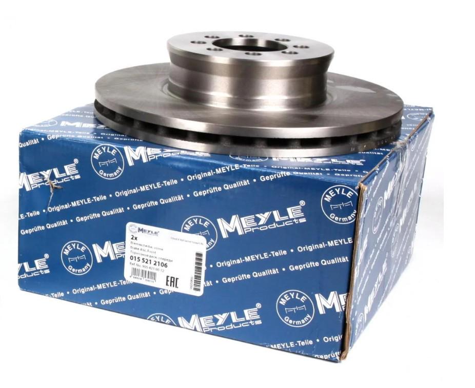 Диск тормозной передний Meyle для Mercedes Sprinter 905 616CDI 01-06 289,7x26 мм (015 521 2106)