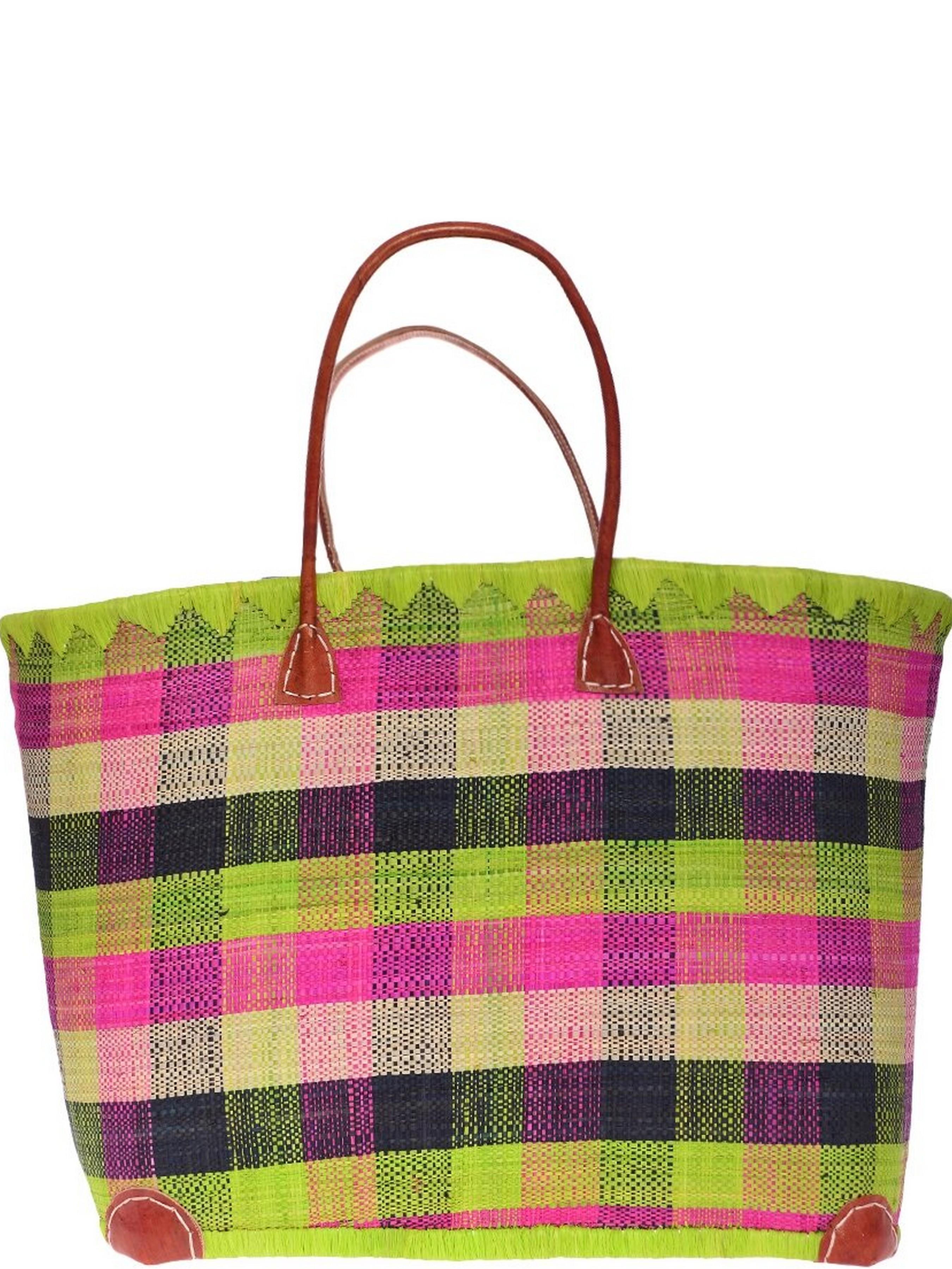 Сумка пляжна Le Comptoir de la plage Madras GM One size Vert Anis 017 (ZIK0000011547)