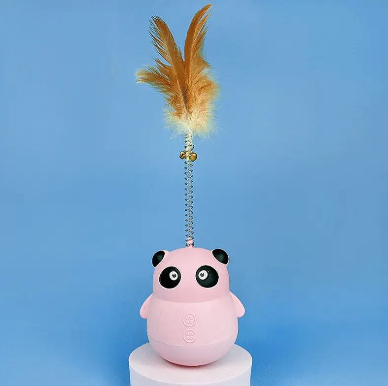 Іграшка неваляшка з кормом для тварин Рожевий (2171376949) - фото 2 Іграшка неваляшка з кормом для тварин Рожевий (2171376949) - фото 2