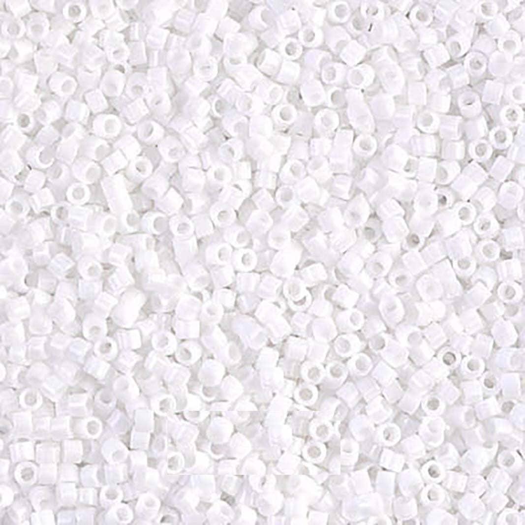 Бисер Miyuki Delica Beads 11/0 DB-200 натуральный 3 г Белый