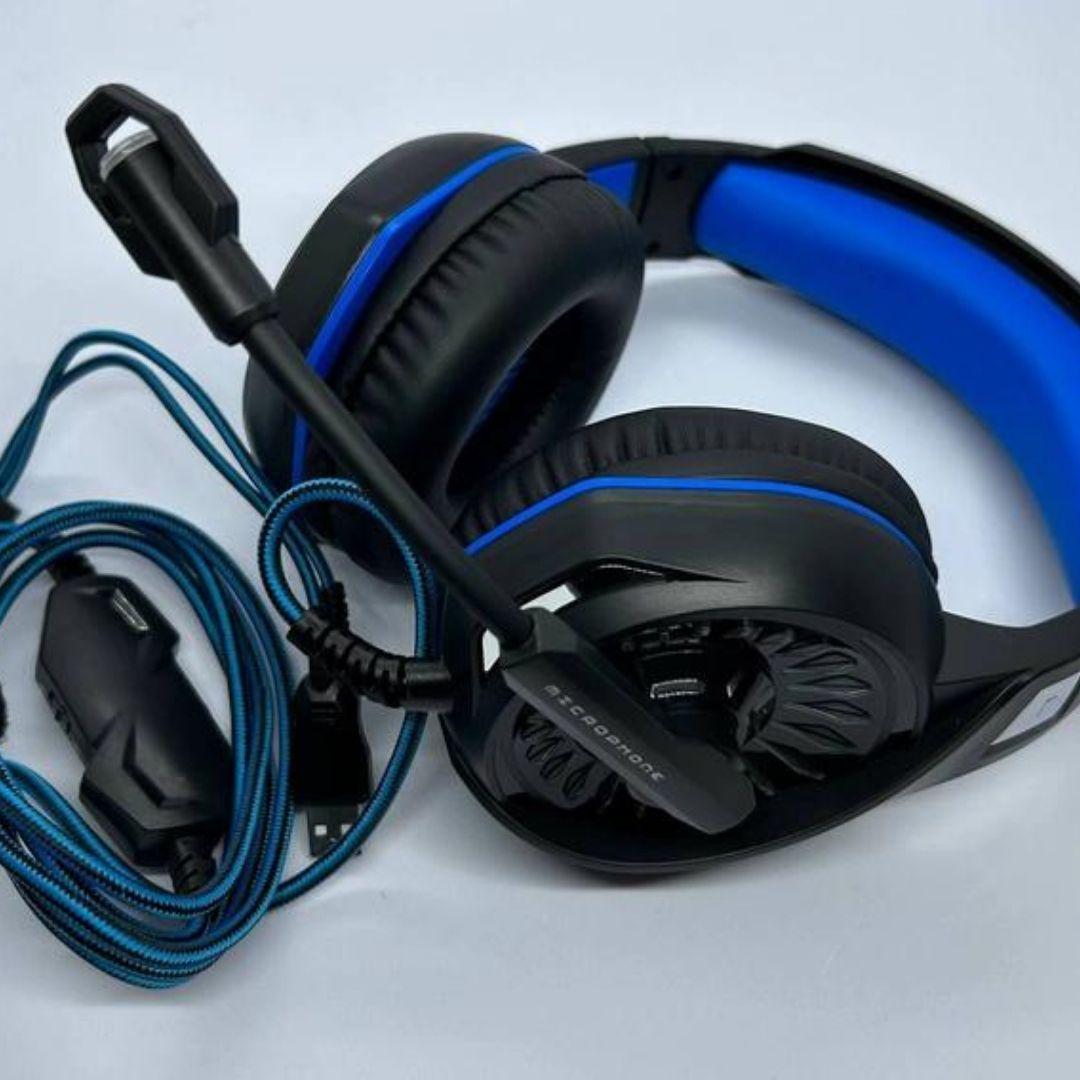 Навушники з мікрофоном A20 Black/Blue (MER-15570_502) - фото 3