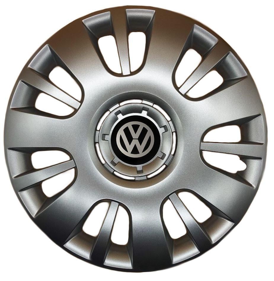 Колпаки SJS 407 с логотипом Volkswagen R16 4 шт. Серебряный