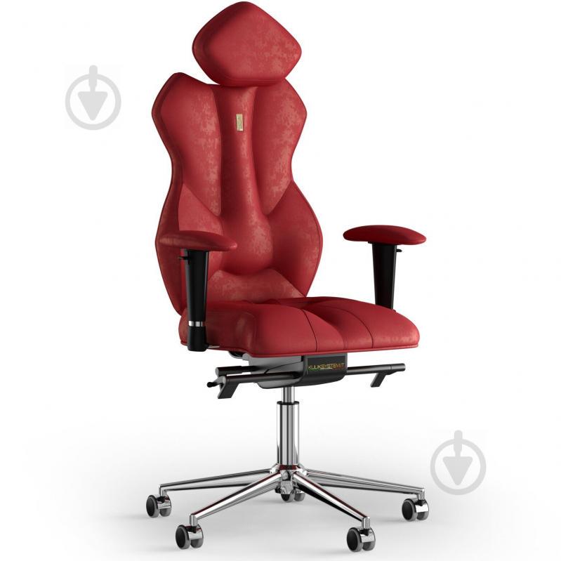 Крісло KULIK SYSTEM ROYAL Антара з підголівником без рядка Червоний (5-901-BS-MC-0308)