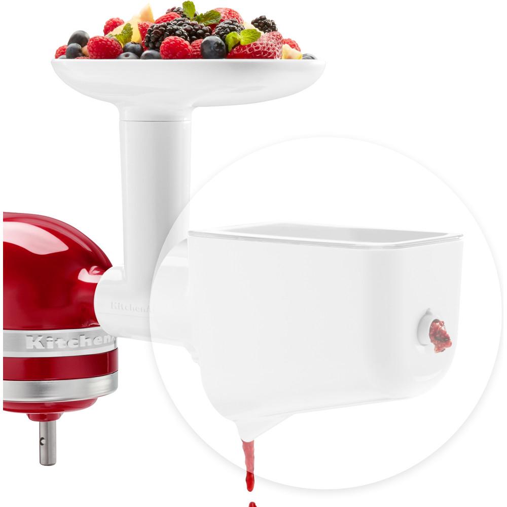 Насадка-сито для перетирки овощей и фруктов KitchenAid для модели 5KSMFG Белый (5KSMFVSP) - фото 5